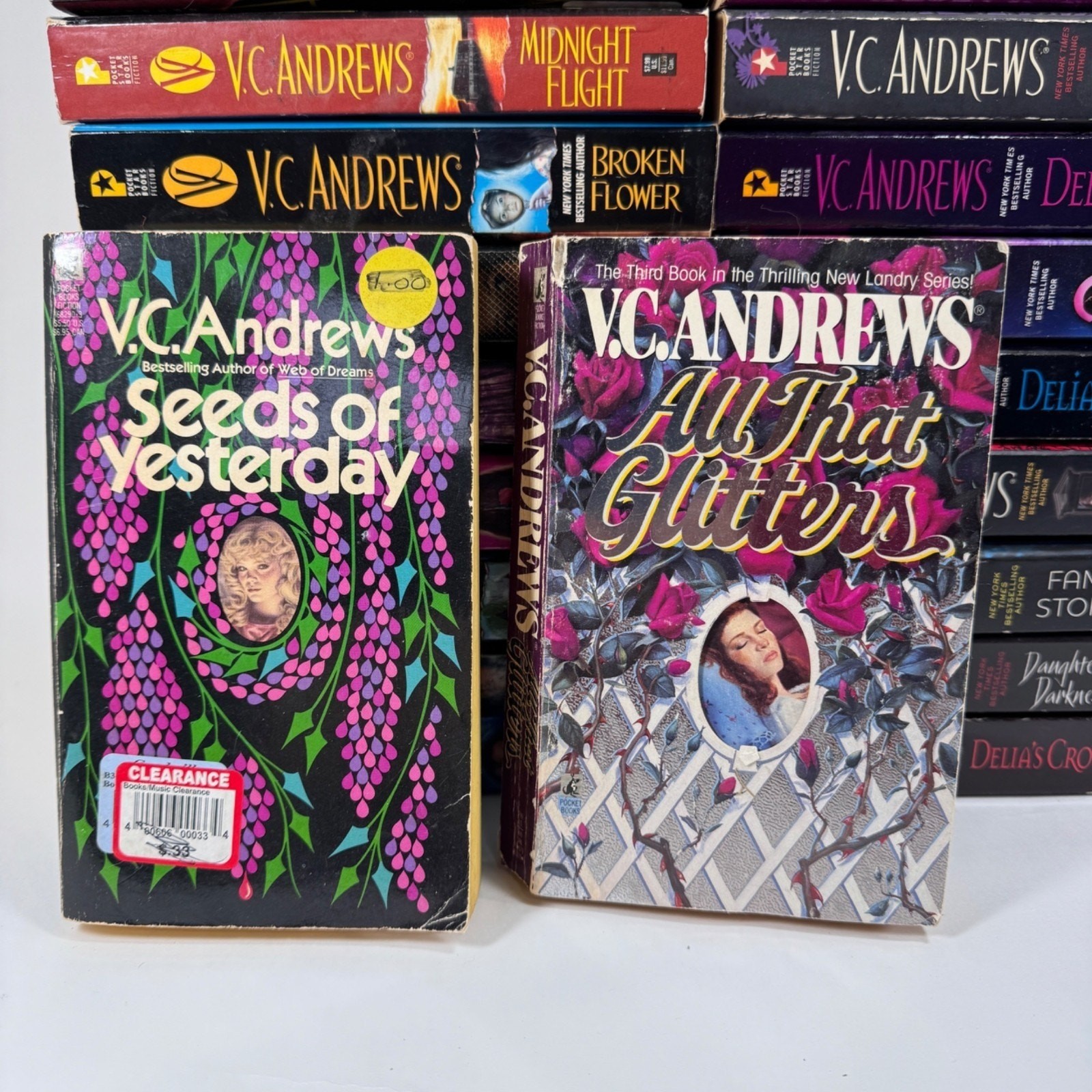 Lot 37 V.C. Andrews Books Some Keyhole Mixed Celeste Seeds of Yesterday
