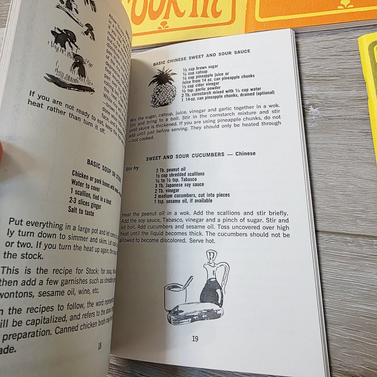 5 Vtg 60’s Cookery Potpourri Press Recipes Cookbooks Fondue Herb Wok Tempura