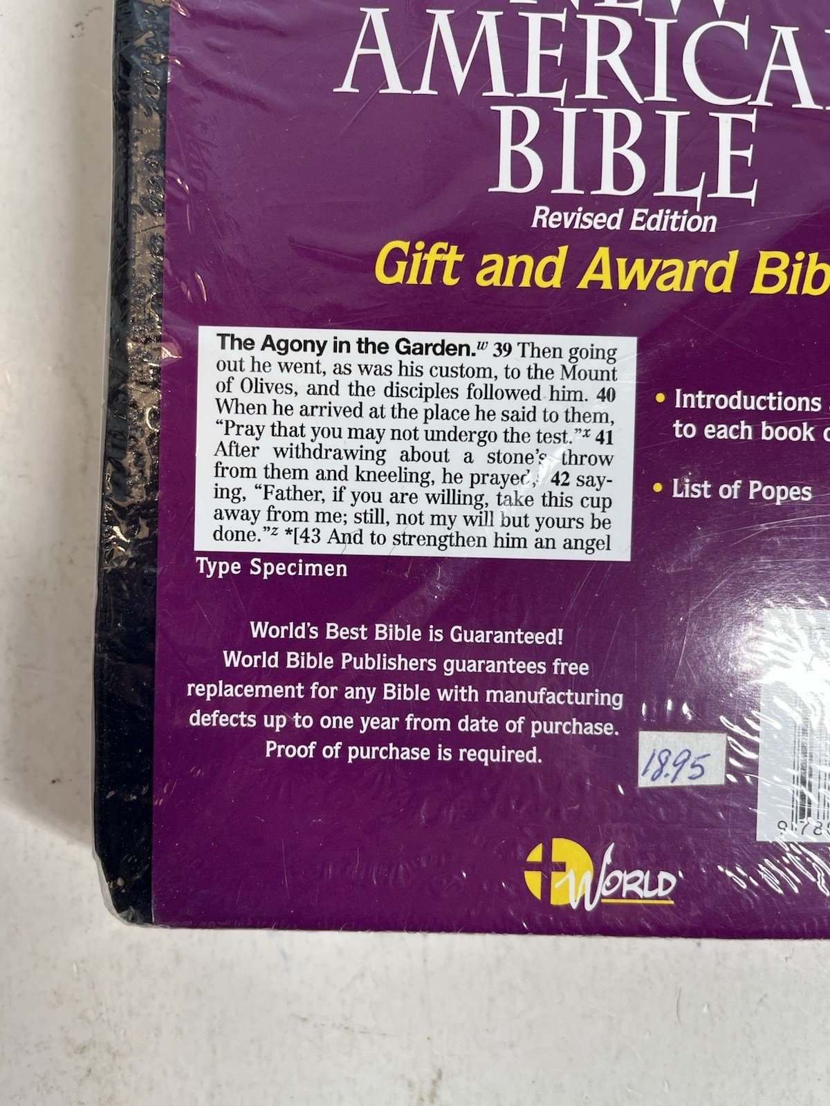 THE NEW AMERICAN BIBLE Official Catholic Bible By World Catholic Press BRAND NEW
