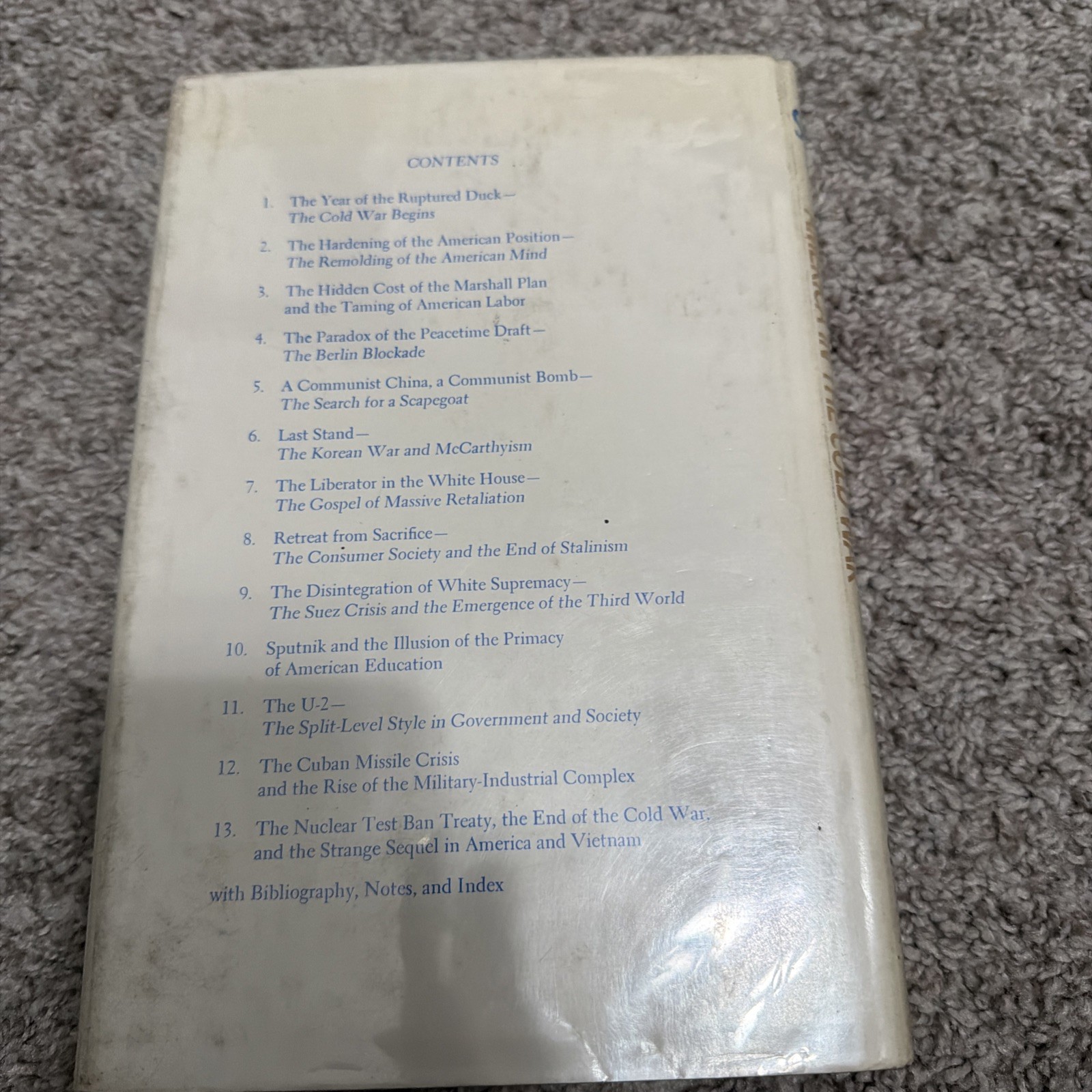 RIDING HIGH: AMERICA IN THE COLD WAR By Carl Solberg – Hardcover **Excellent**