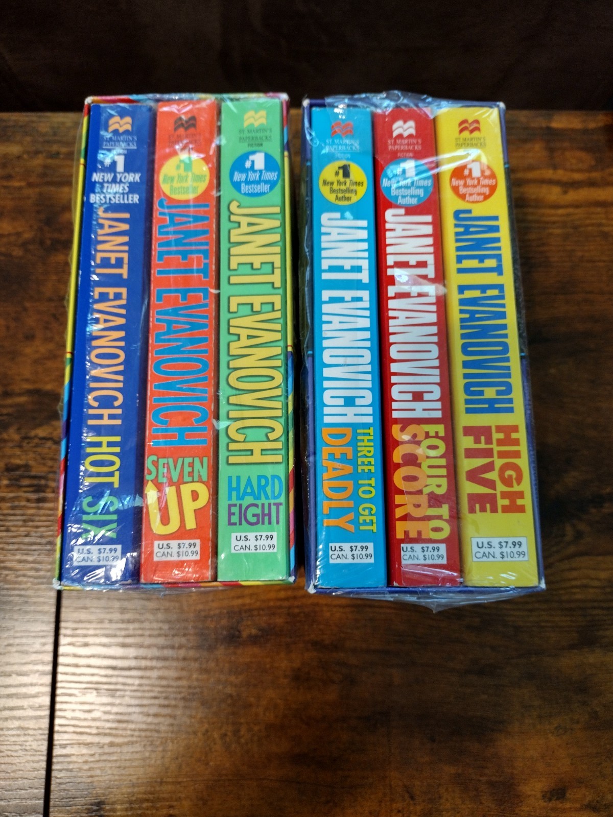 LOT OF 6 Janet Evanovich Stephanie Plum Novels Vol. 2 & 3, Books 3-8 Brand New