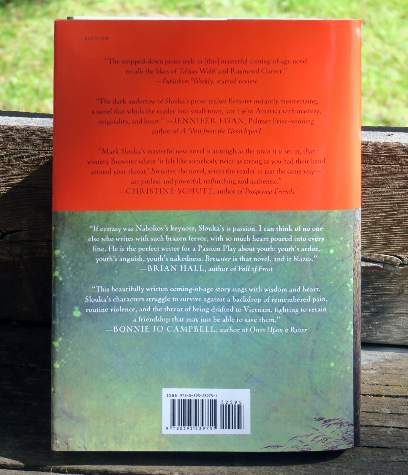 SIGNED 1st Slipcase~ BREWSTER: A NOVEL by Mark Slouka ~ Booklist Editors’ Choice