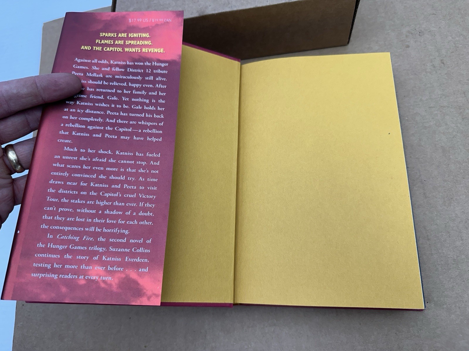 Catching Fire by Suzanne Collins 1st Edition 2009 Hardcover Dust Jacket
