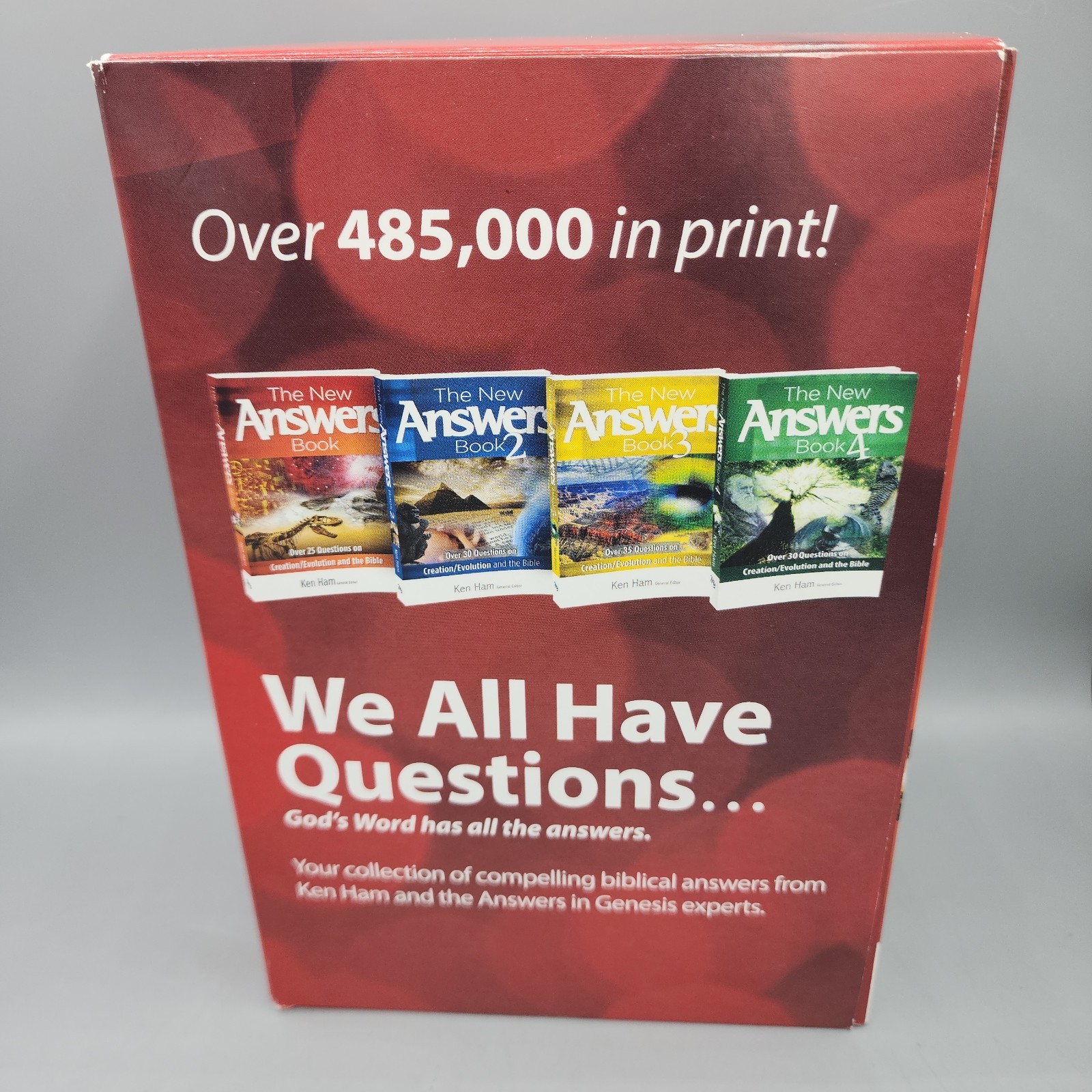The New Answers Book Set Volumes 1 to 4 Box Set by Ken Ham Good