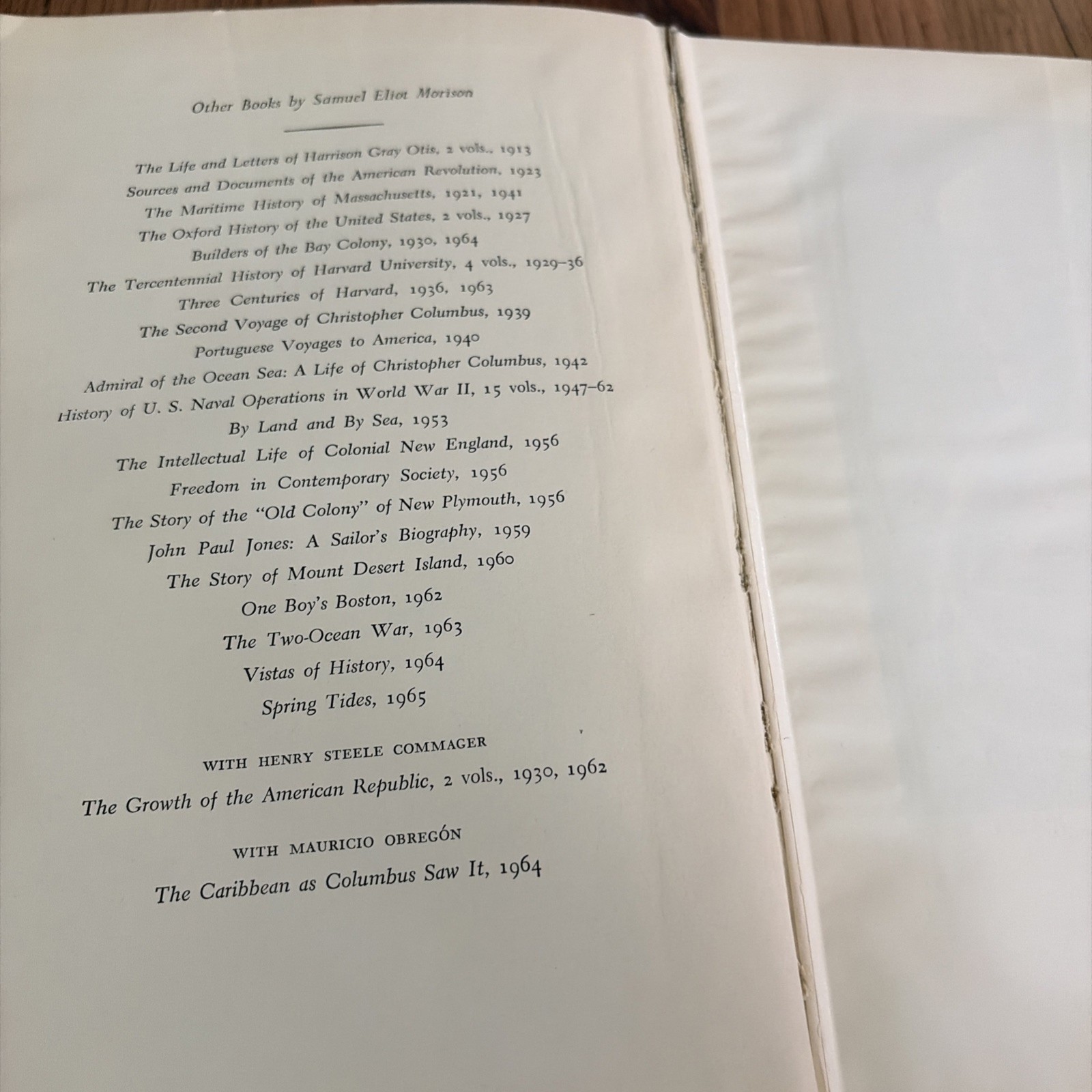 The Oxford History of the American People Hardcover by Samuel Eliot Morison VTG