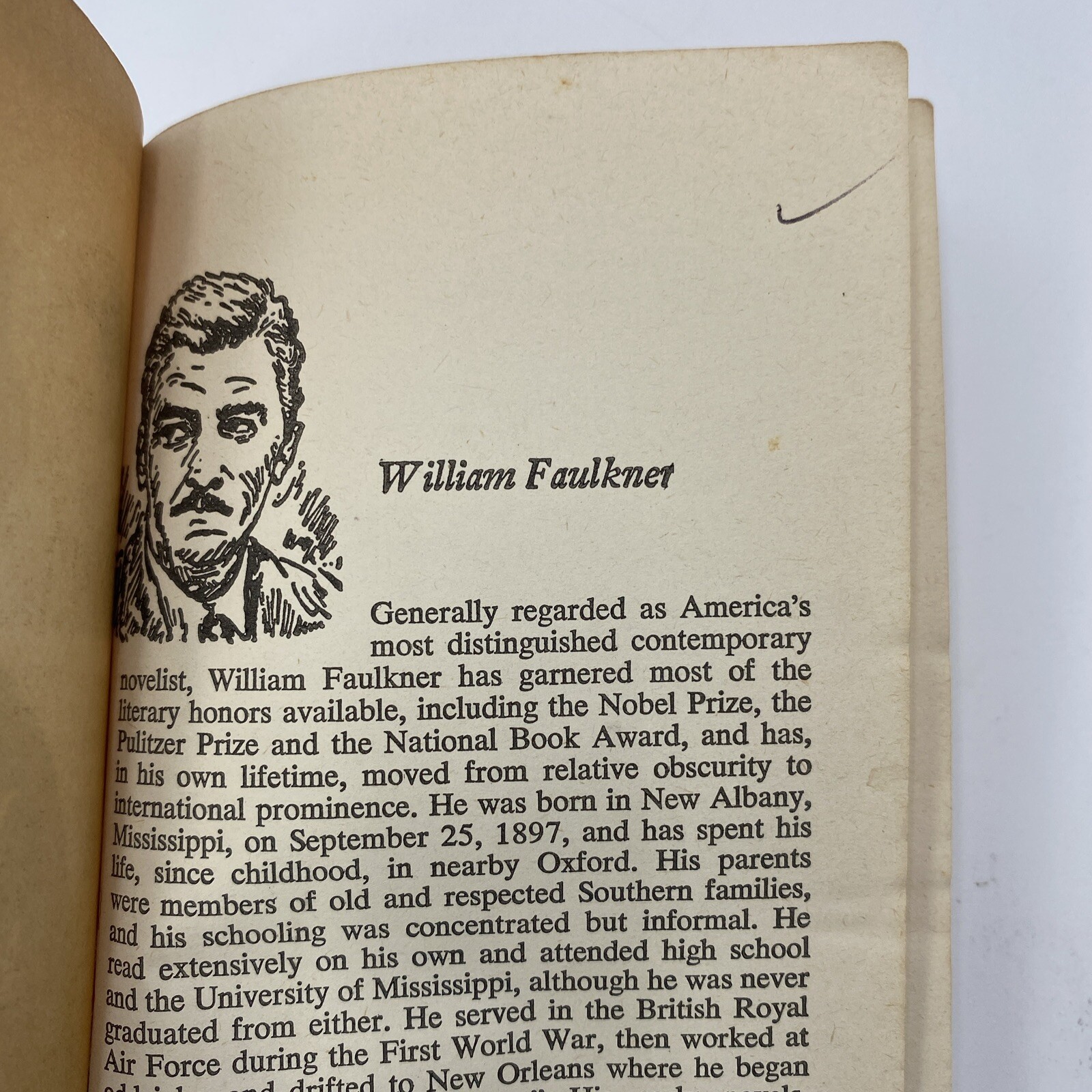 The Unvanquished 1960 Vintage PB Second Signet Classic WILLIAM FAULKNER