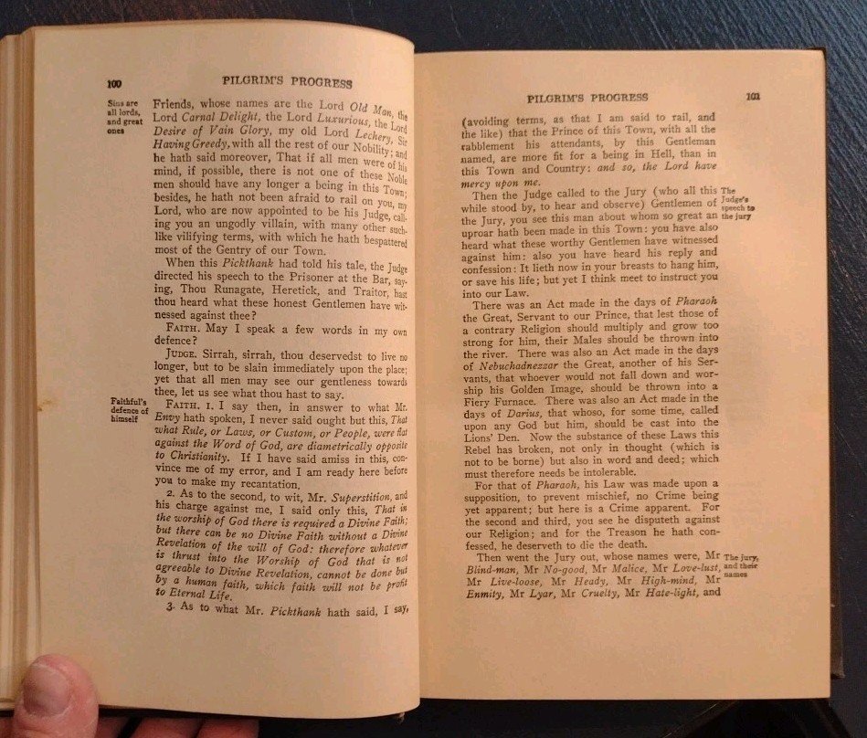 Pilgrim’s Progress by Bunyan and Donne and Herbert by Walton