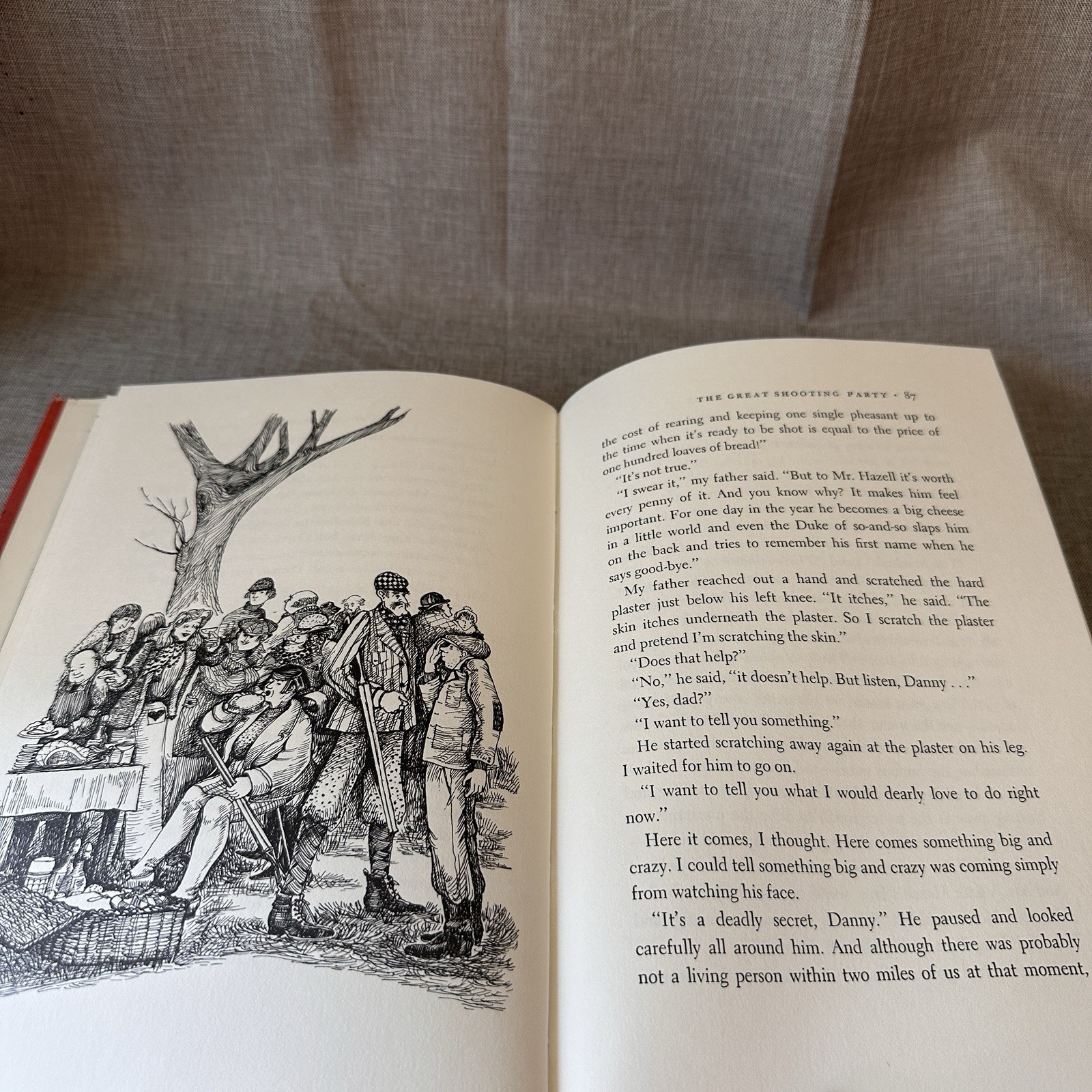 Danny The Champion Of The World Roald Dahl 1st US Edition 1st Print 1975 HC DJ
