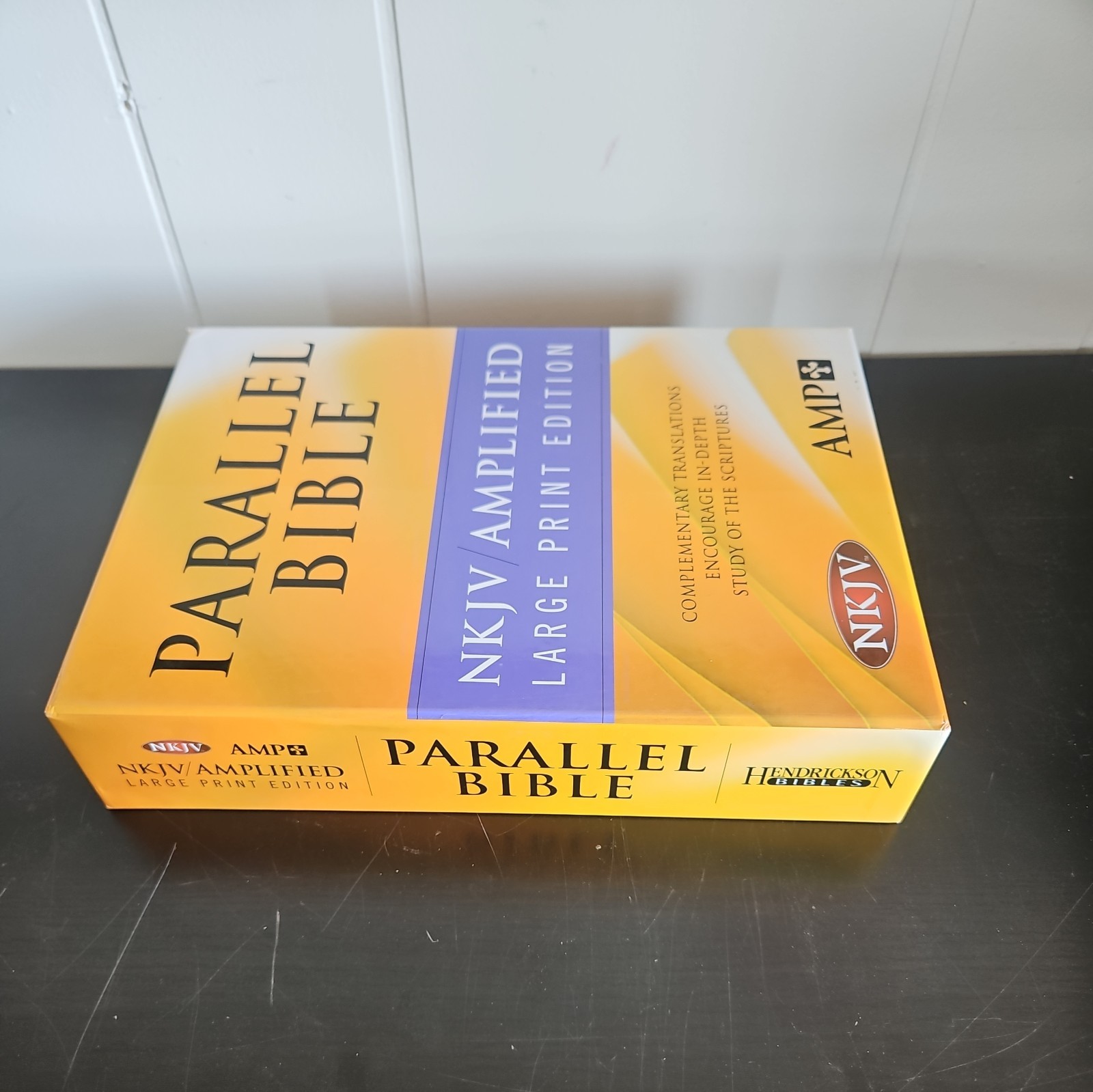 Parallel Bible-PR-Am/NKJV by Hendrickson Publishers (2008, Bonded Leather)