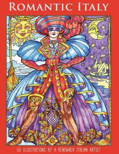 Romantic Italy Coloring Book