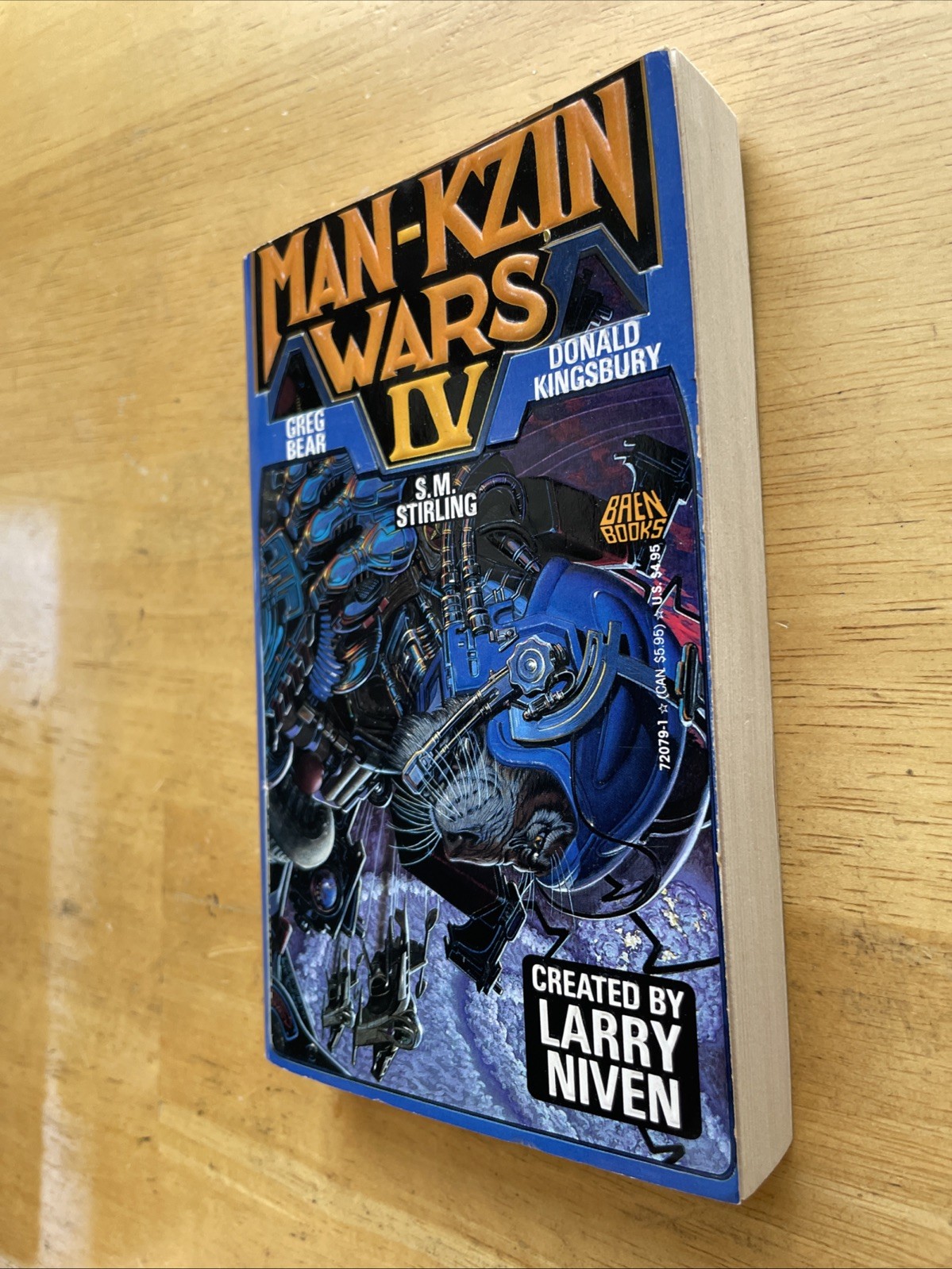 The Man-Kzin Wars 8 Book 2-7,9-10 Lot by Larry Niven Paperback Books