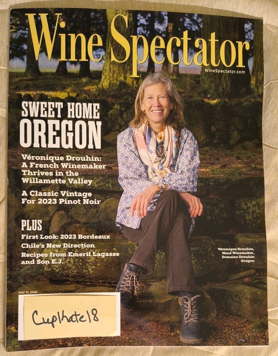 Wine Spectator Magazine May 31 2026 Sweet Home Oregon Veronique Drouhin NEW