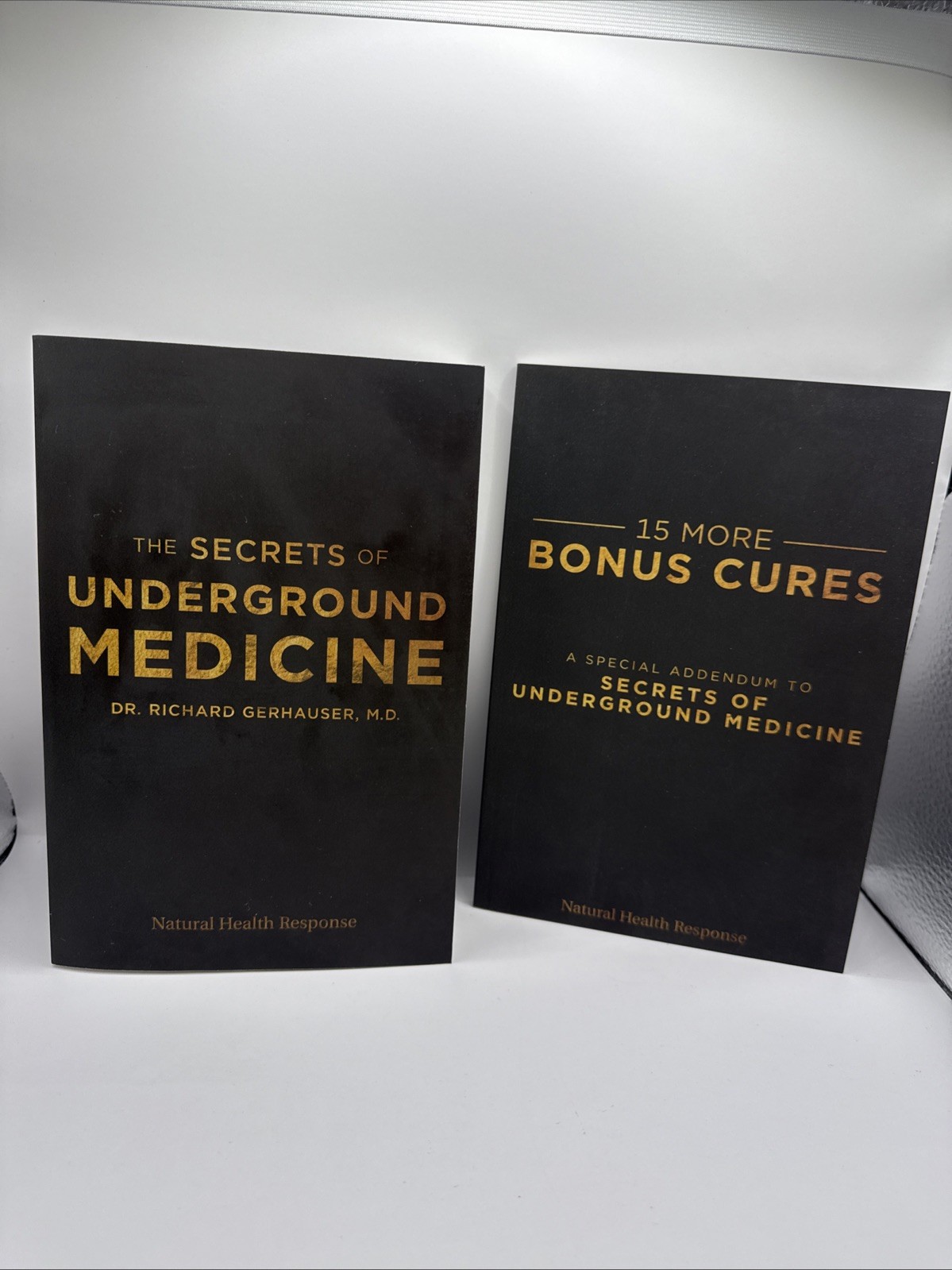 Lot of 2 The Secrets of Underground Medicine and 15 More Bonus Cures – Gerhauser