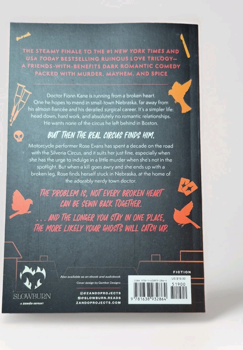 Scythe & Sparrow (The Ruinous Love Trilogy) by Brynne Weaver PB Ill