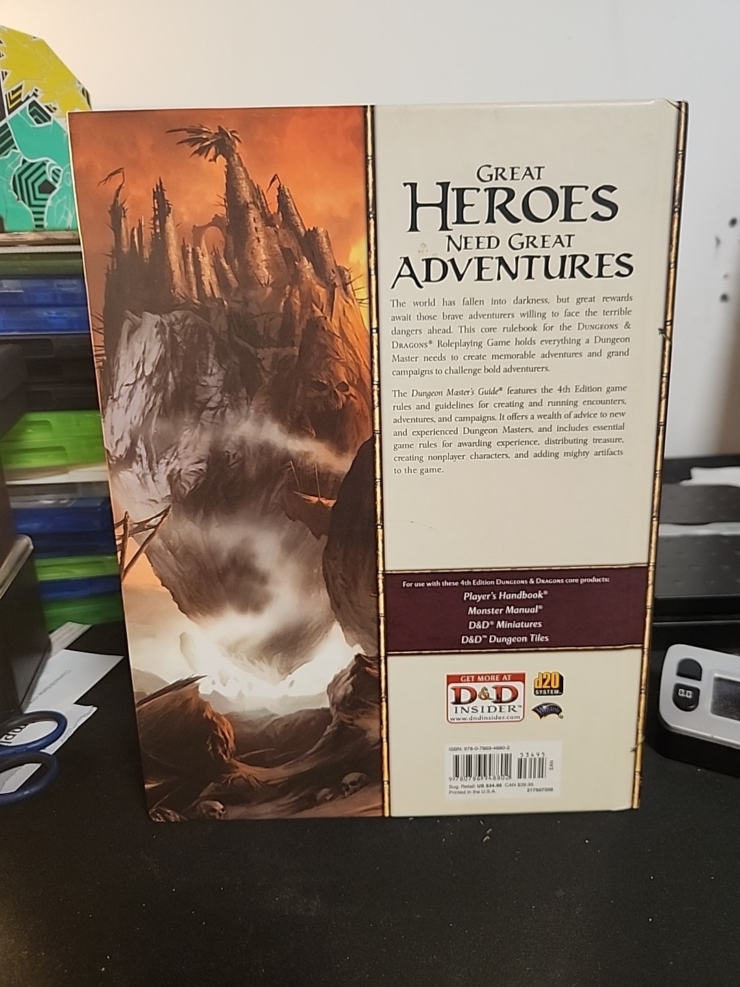Dungeons & Dragons 4E Dungeon Master’s Guide 4th Edition D&D Core Rules Rulebook