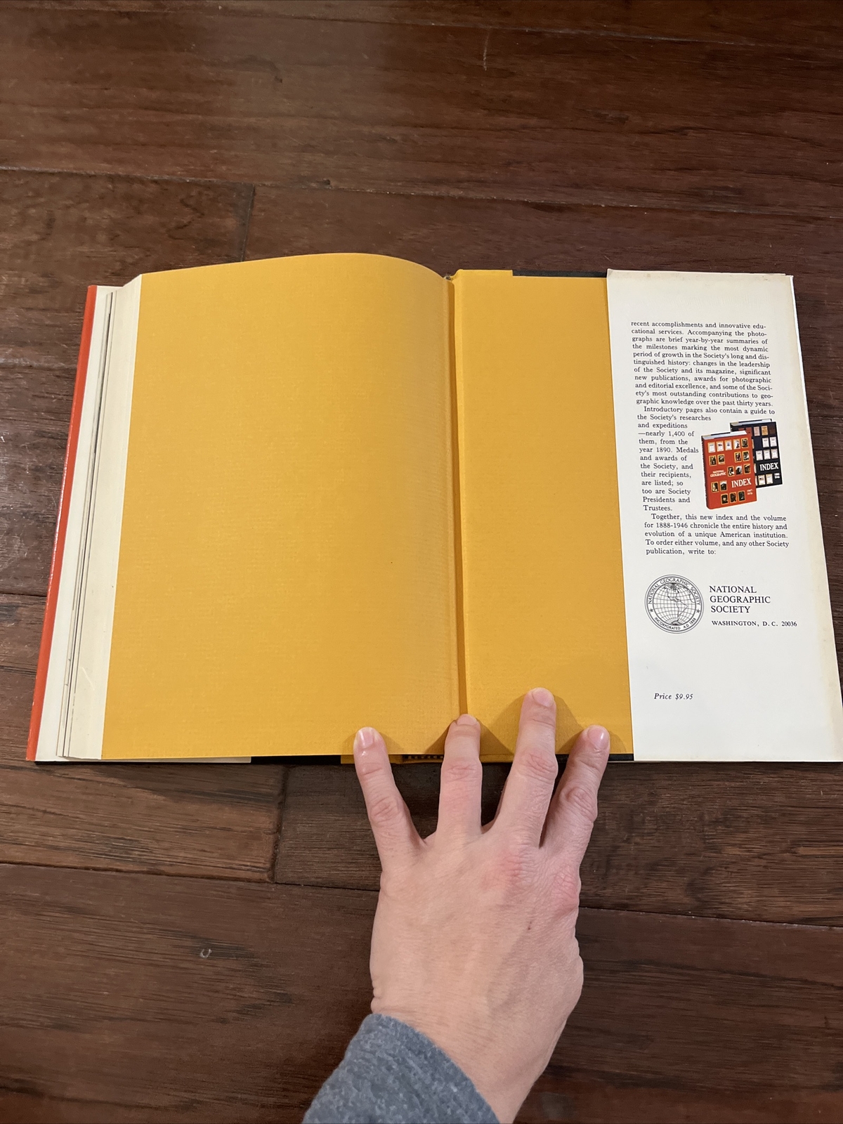 Vintage National Geographic Index 1947-1976 Hardcover with Dust Jacket Vintage
