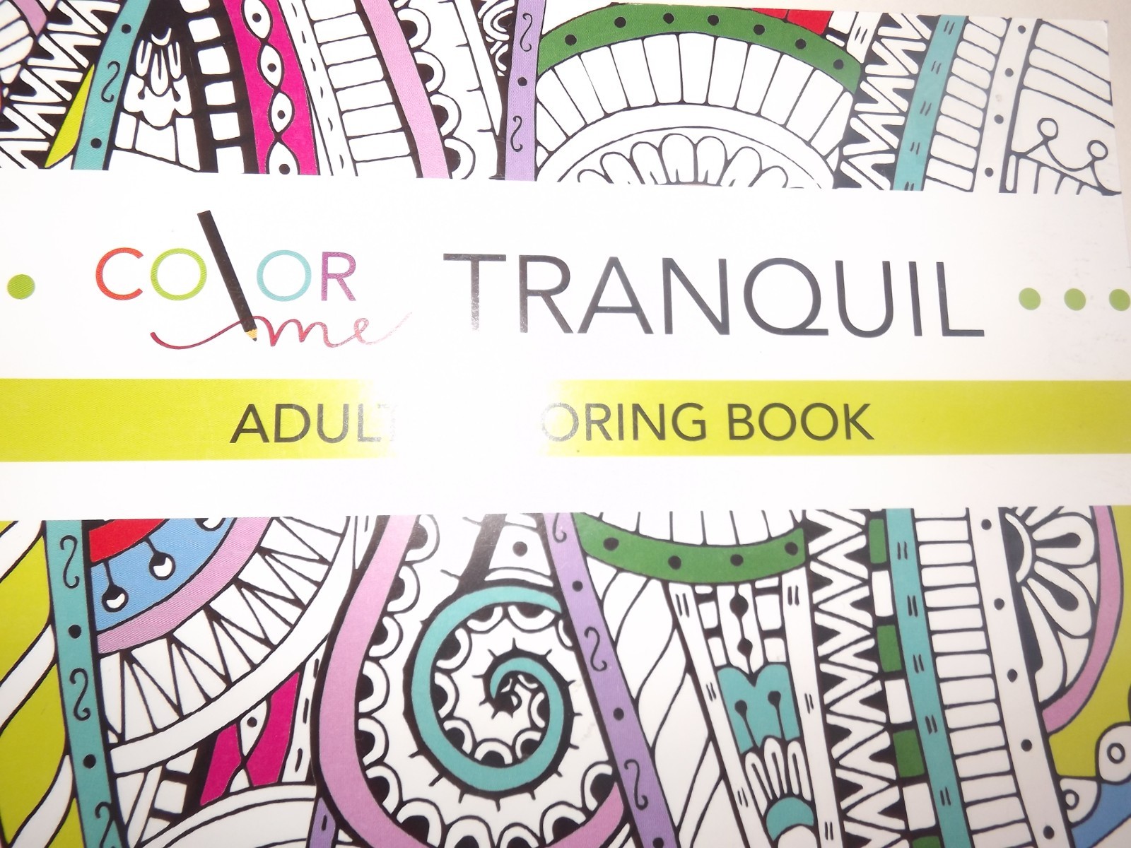 Hamat Holdings Color Me Tranquil & Zen Adult Coloring Books 58 Pages Paperbacks