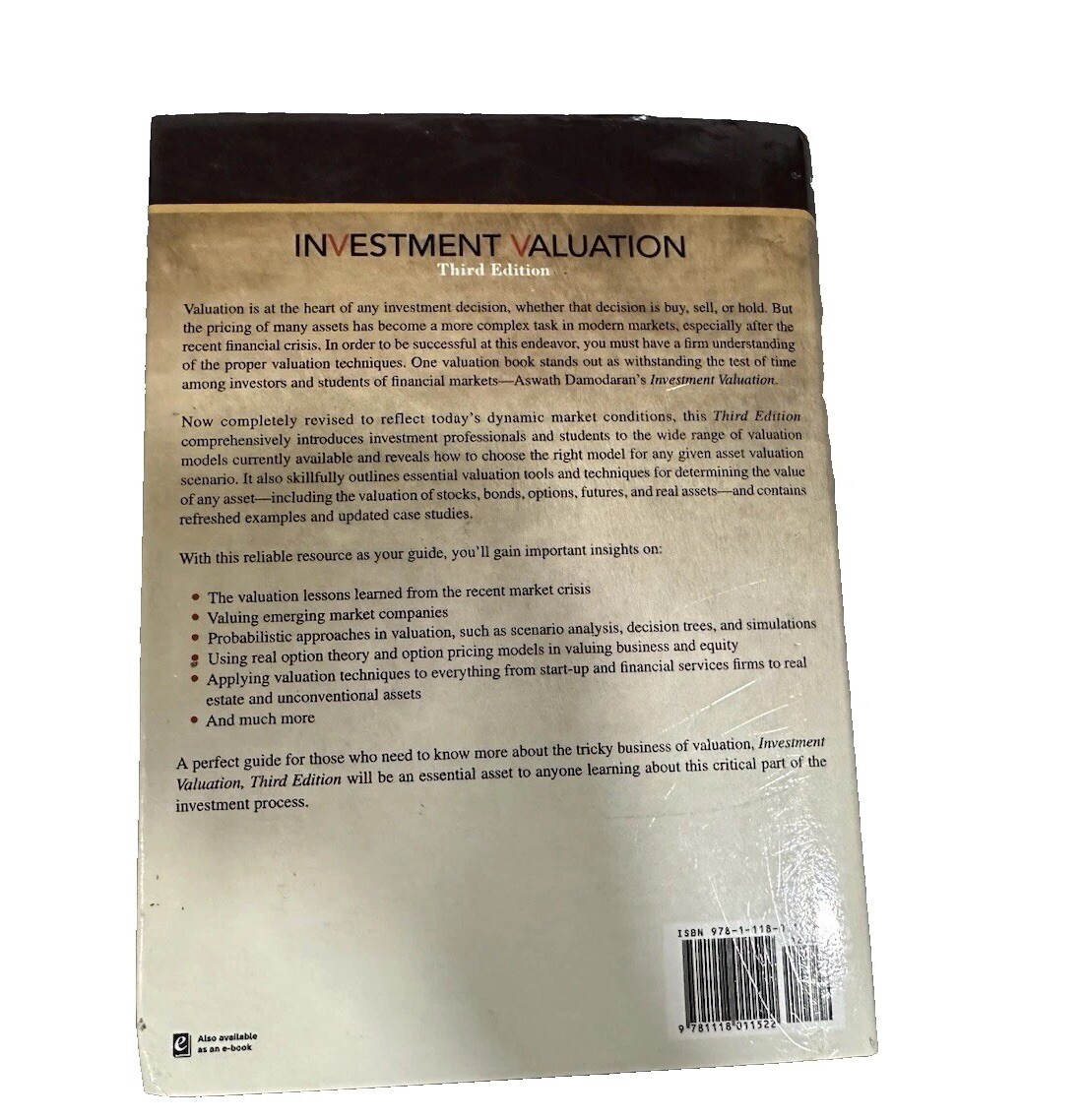 Investment Valuation Tools and Techniques for Determining the Value of Any
