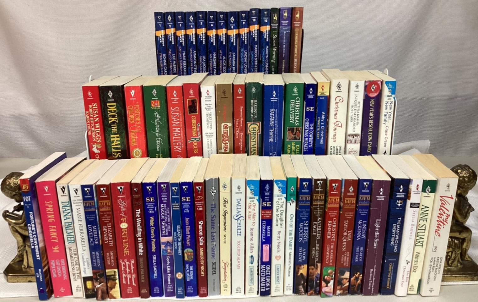 LOT OF 62 MISC HARLEQUIN/SILHOUETTE ROMANCE BOOKS~PB~Christmas/DangerousToLove +