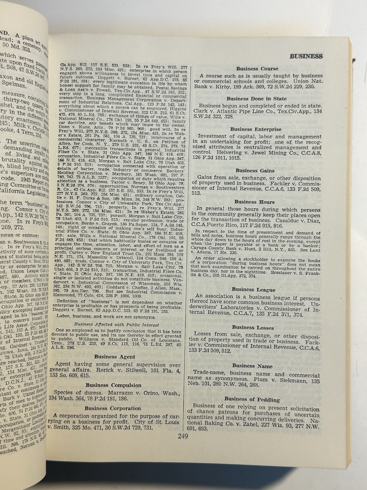 Vintage Black’s Law Dictionary Revised Fourth Edition 1968