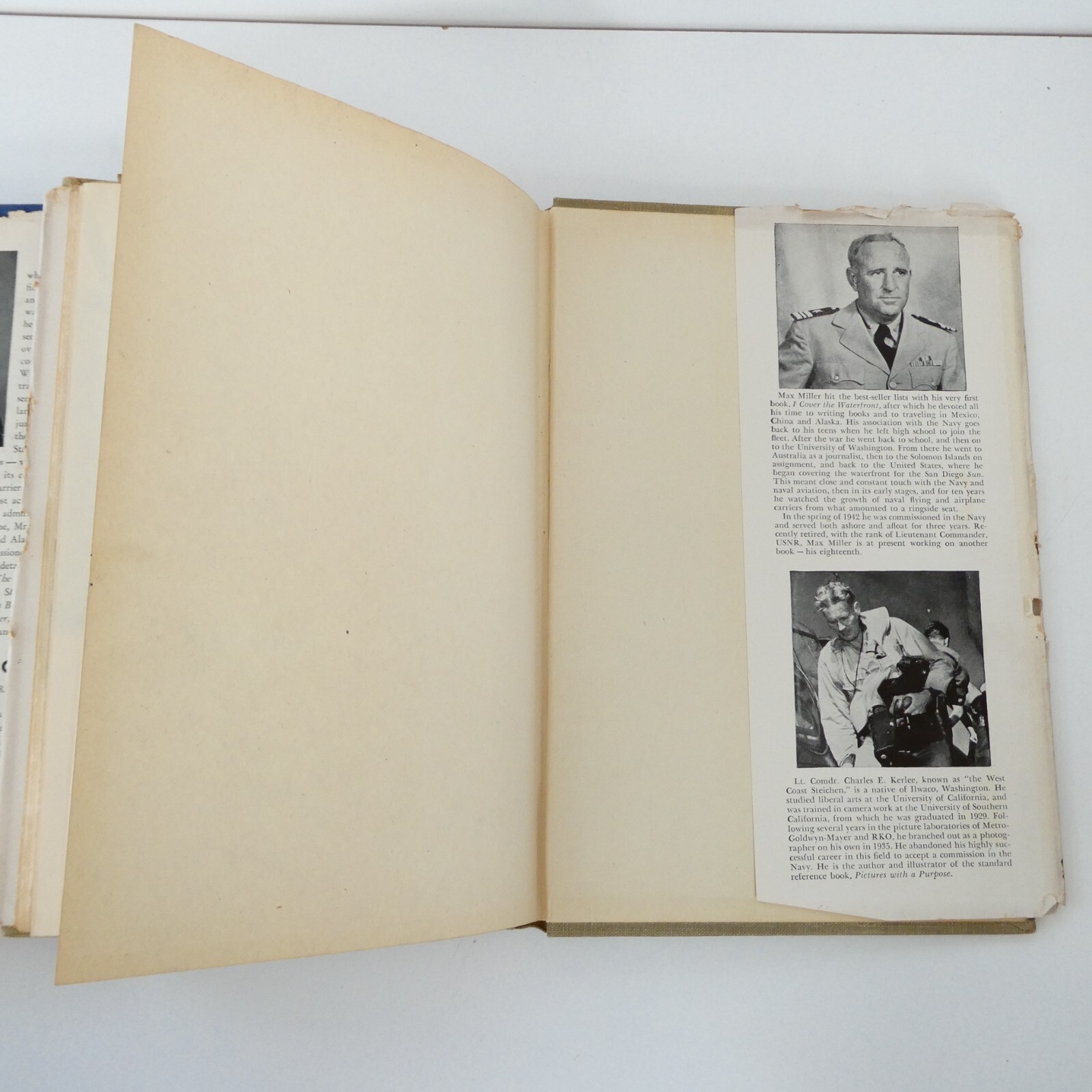 Max Miller The Far Shore & Its Tomorrow Out Here 1st Edition WW2 US Navy photos