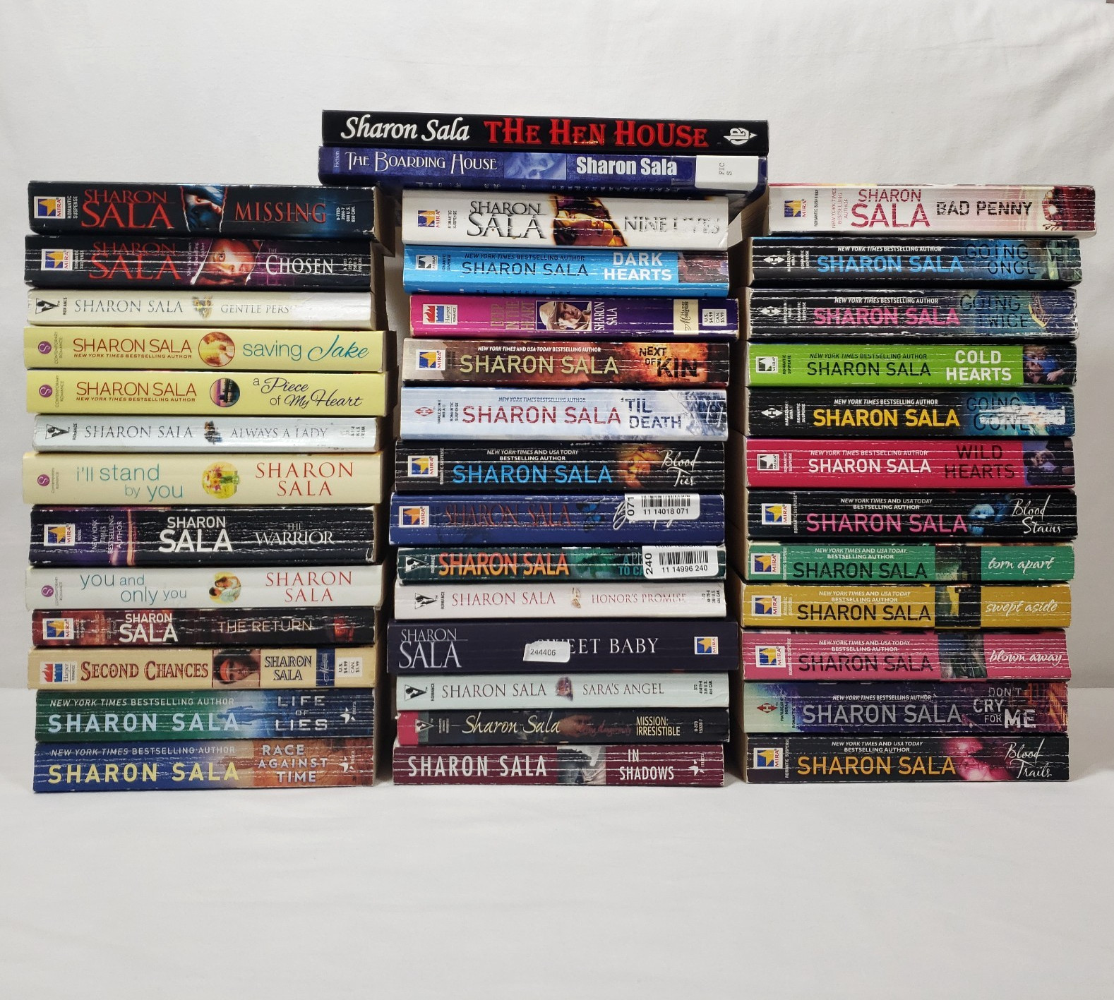 Sharon Sala Books Lot Of 40 Romantic Suspense Novels Romance Mystery Big Bundle