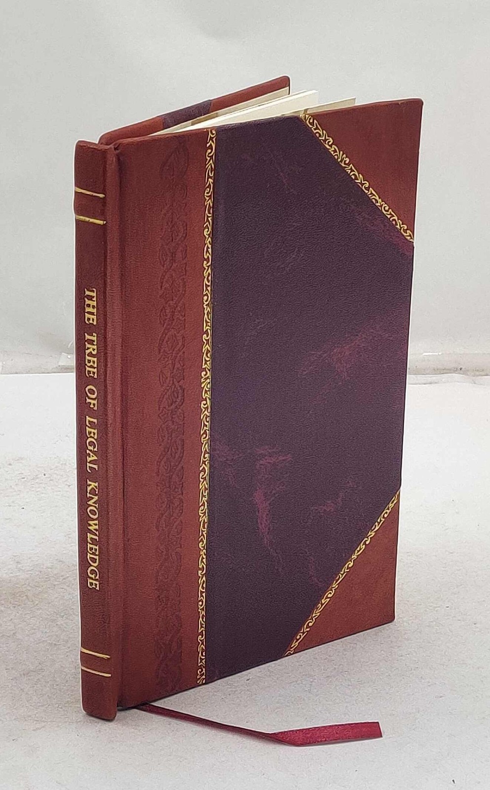 The tree of legal knowledge designed as an assistant to st 1838 [Leather Bound]