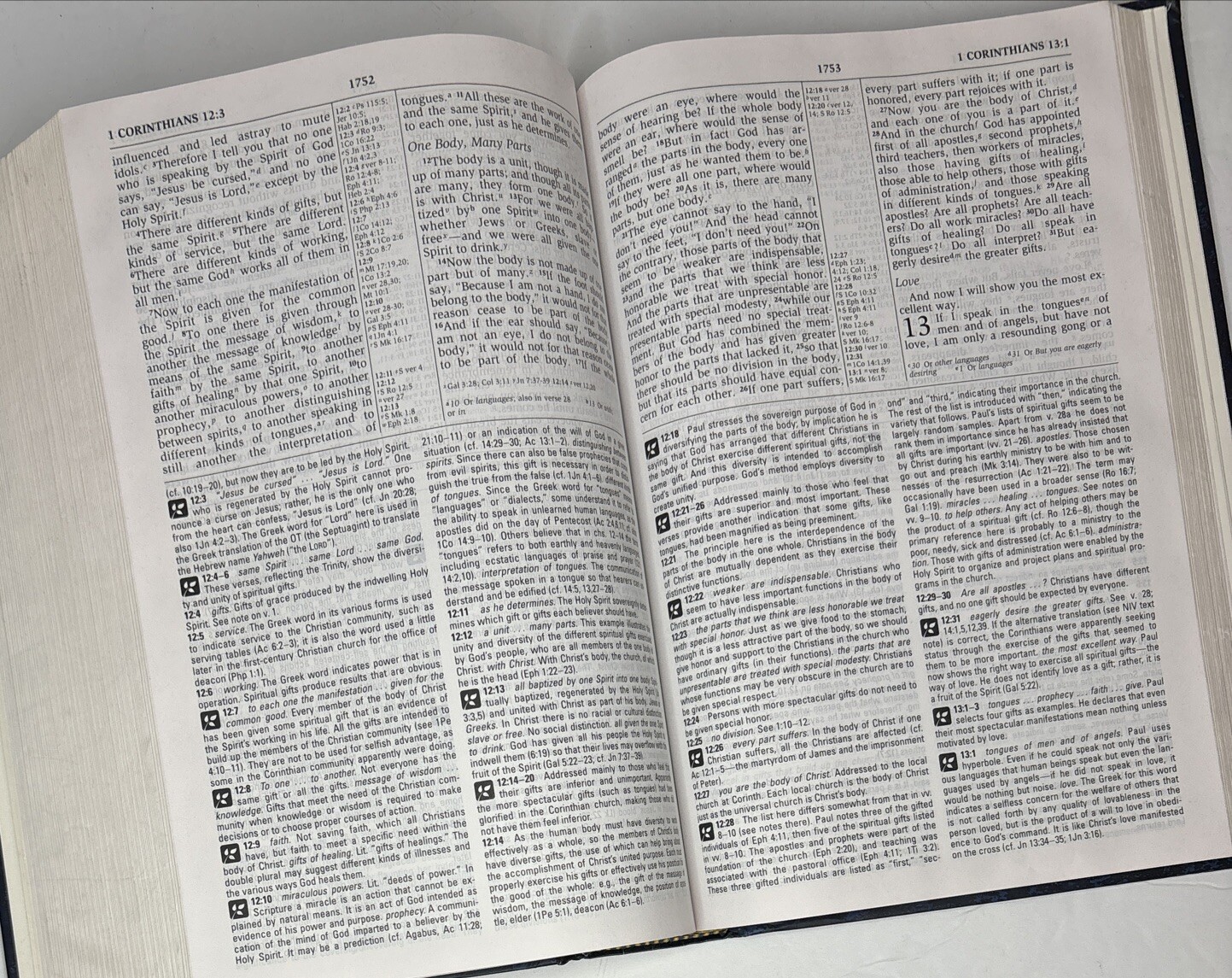 NIV Study Bible by Donald Burdick (1995, Hardcover)