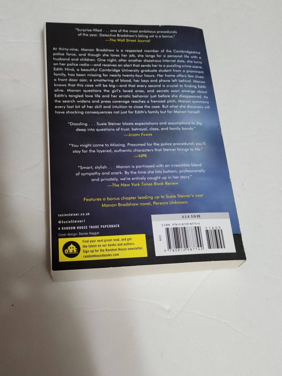 Missing, Presumed : A Novel by Susie Steiner