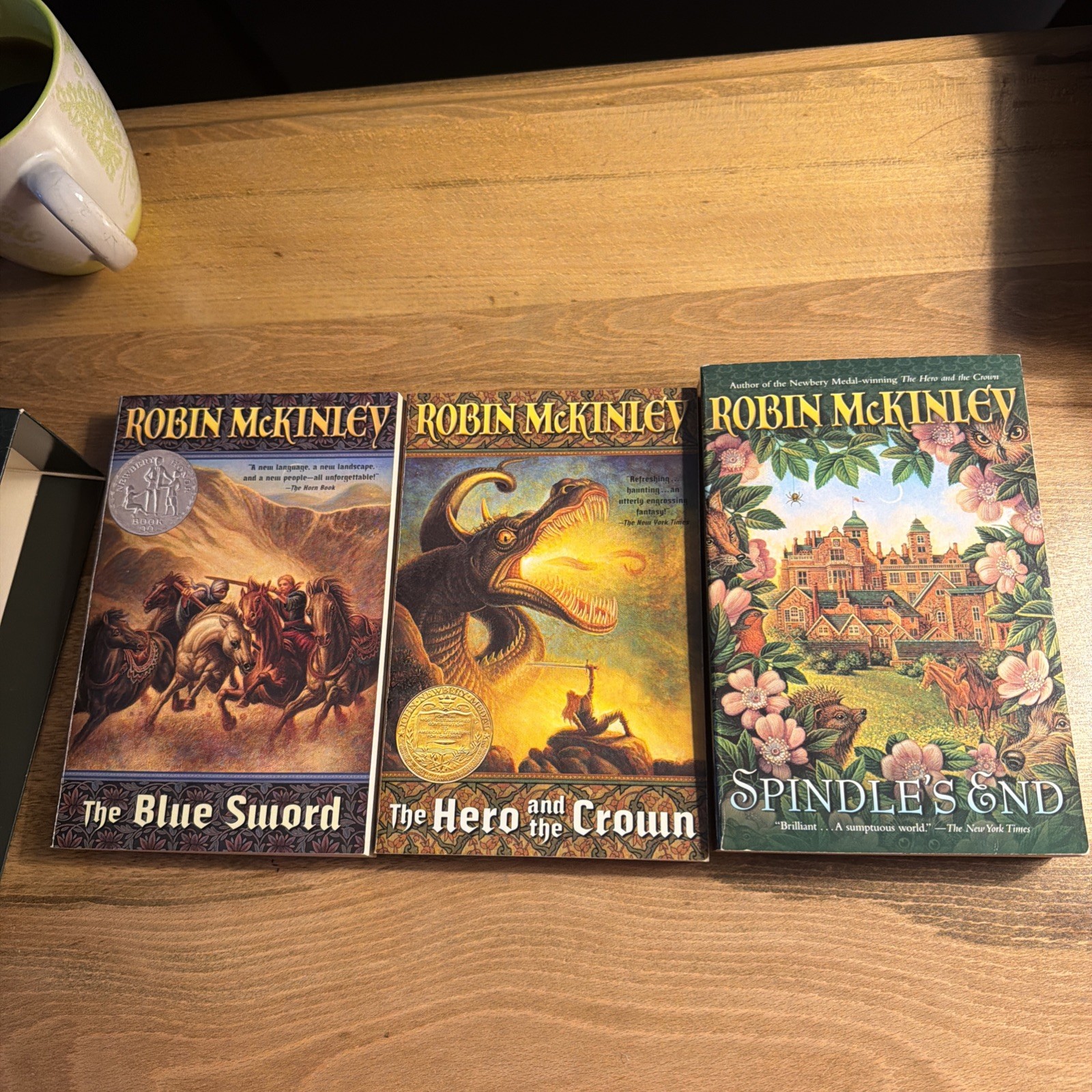 Robin McKinley Collection by Robin McKinley (2002) Spindle’s End Blue Sword Hero