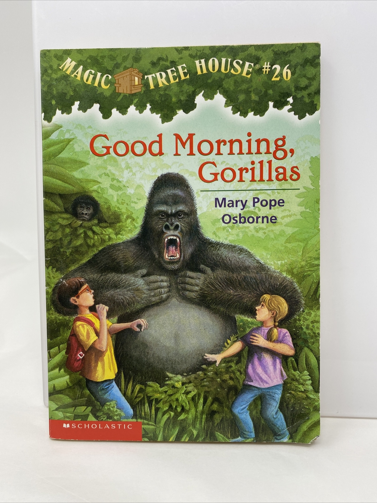 Magic Tree House #￼26￼ Good Morning, Gorillas by Mary Pope Osborne Paperback