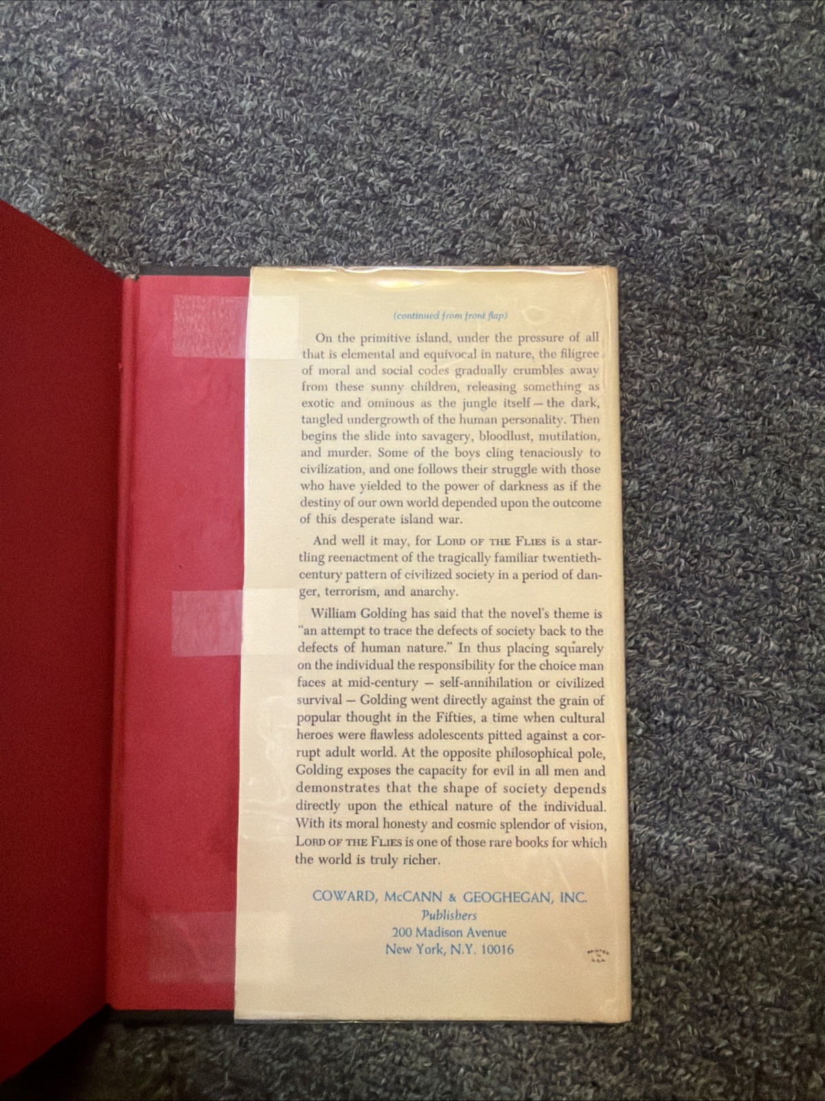 William Golding. Lord of the Flies HBDJ