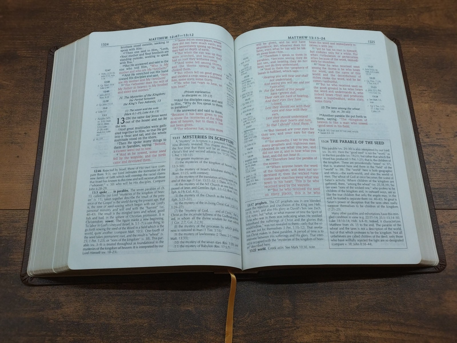 Holy Bible Scofield Study System Brown Leather NKJV Red Letter 2002 Oxford