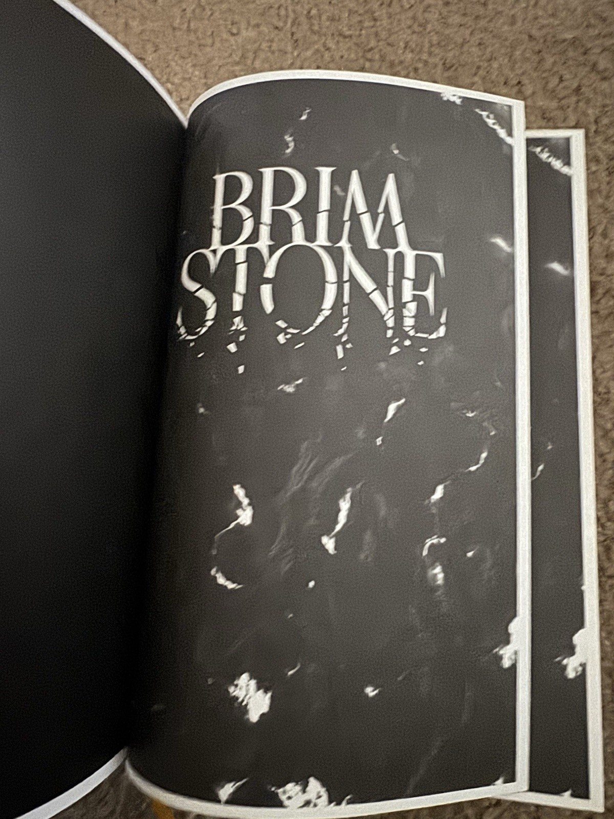 Brimstone Target Exclusive Edition by Callie Hart Hardcover Painted Pages Ribbon