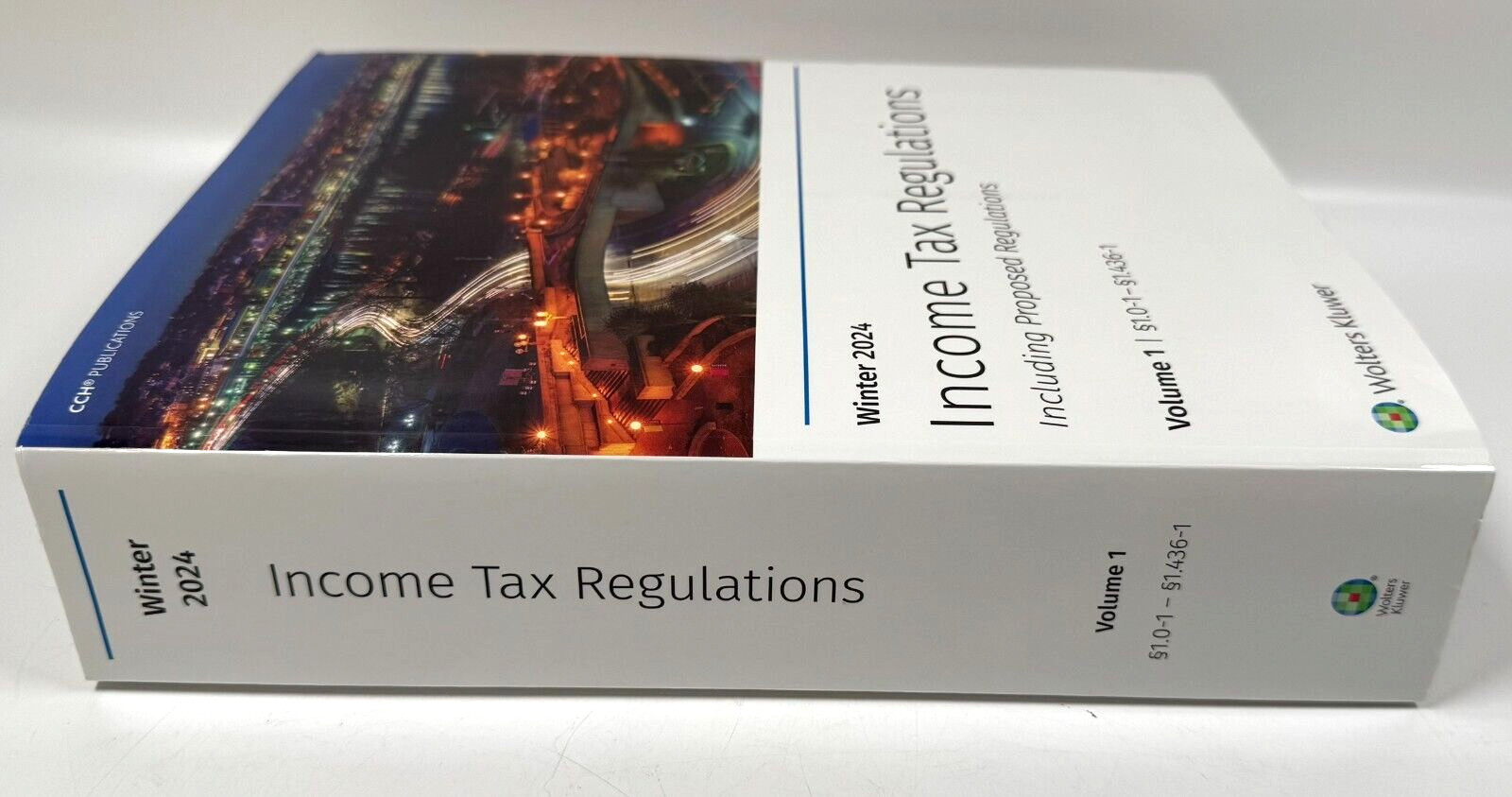 Income Tax Regulations Winter 2024 Volume 1 Wolters Kluwer CCH Taxes Law PB VG