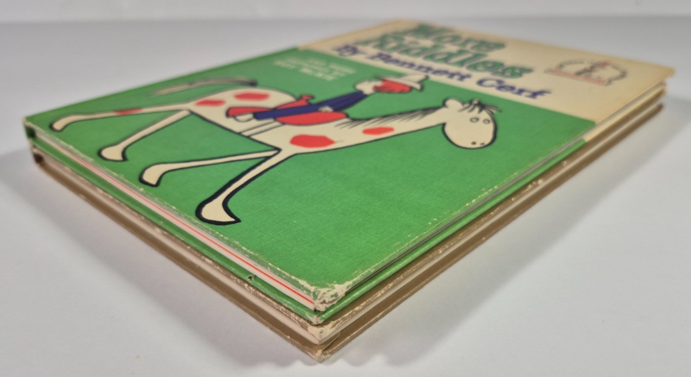 Lot of 2 Bennett Cerf’s 1960 Book Of RIDDLES Drawing by Roy McKie By Dr. Suess