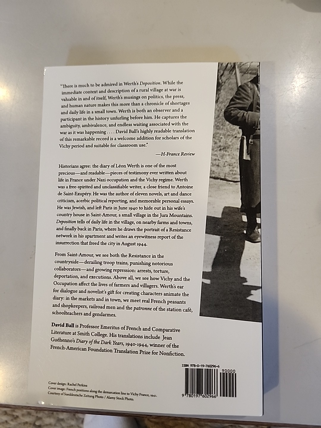 DEPOSITION 1940-1944: A SECRET DIARY OF LIFE IN VICHY By Leon Werth & David Ball