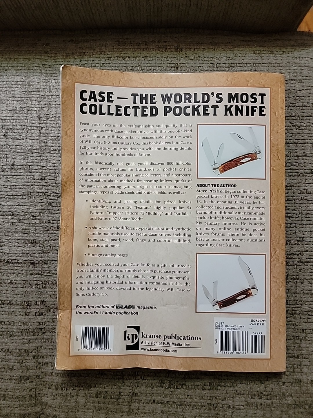 Collecting Case xx Knives Identification Price Guide Book Bible Steve Pfeiffer