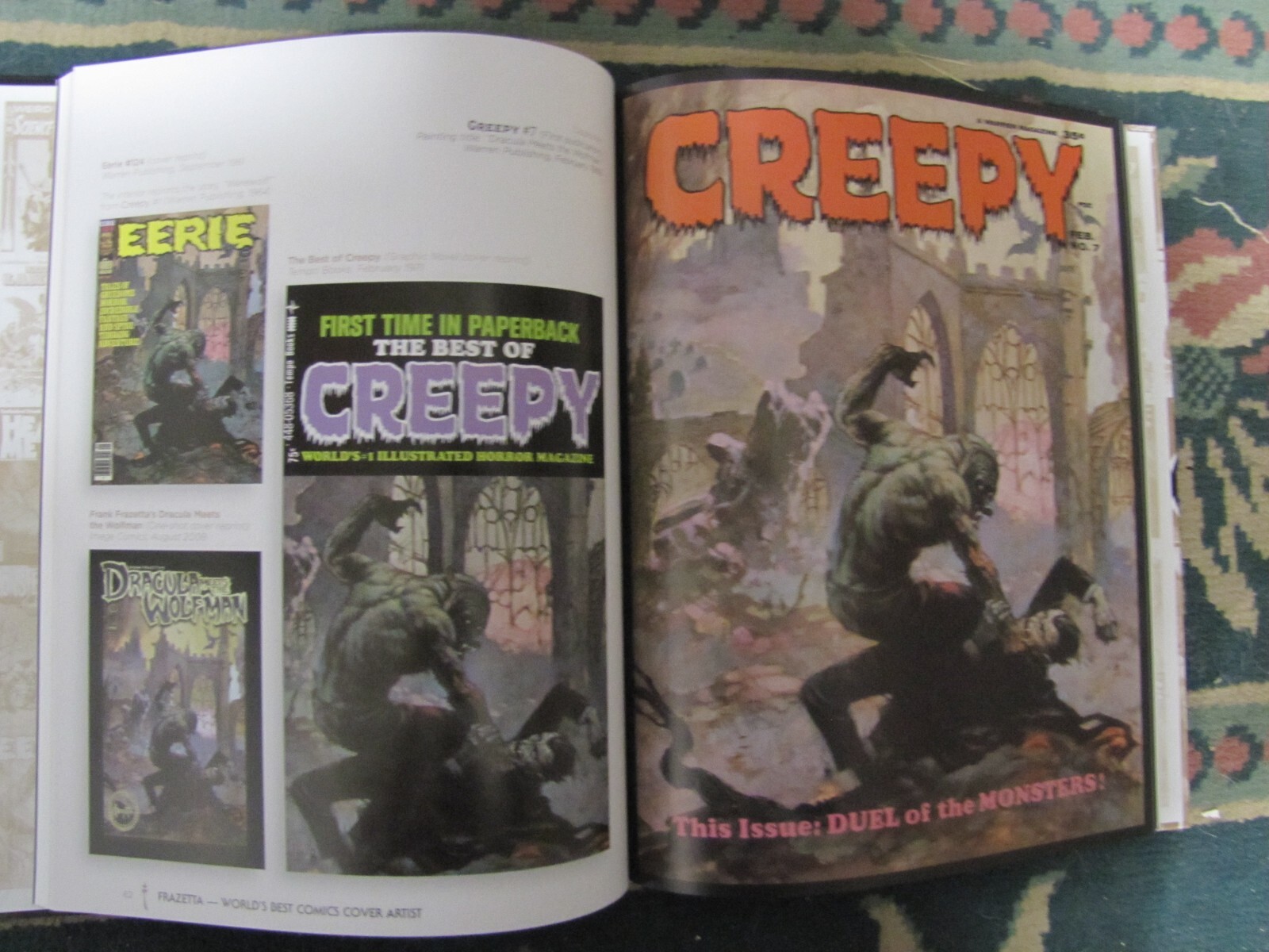 Frazetta-World’s Best Comic Cover Artist Slipcased LTD edition w/ bonus 16 pages