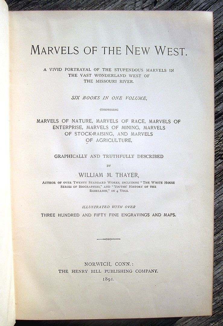 1891 OLD WEST PIONEER GUIDE CALIFORNIA NEVADA COLORADO RANCH MINING RAILROAD