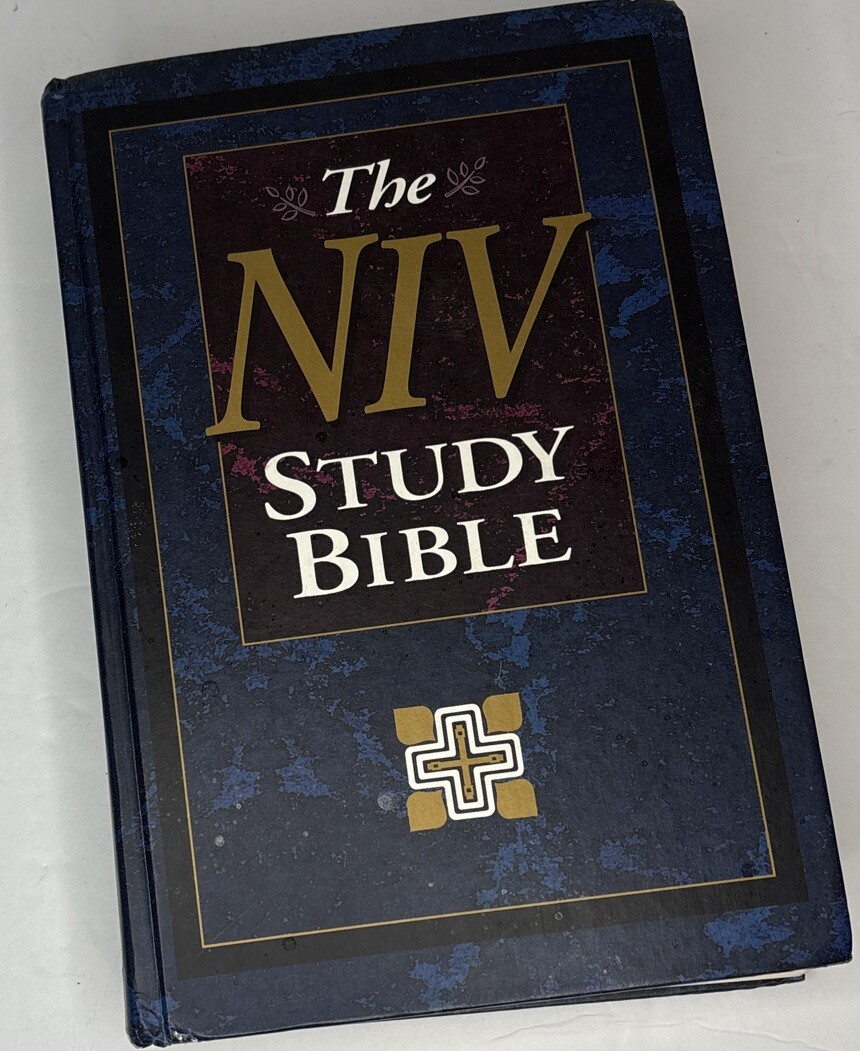 NIV Study Bible by Donald Burdick (1995, Hardcover)