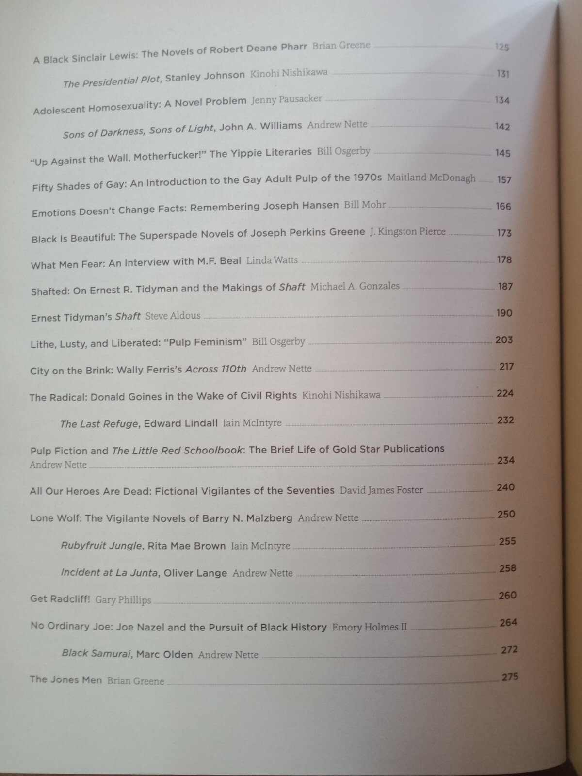 Sticking it to the Man Revolution & Counterculture in Pulp &Popular Fiction