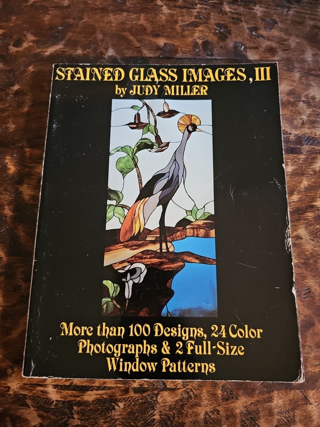 Vintage Stained Glass Book Lot Pattern Instruction Craft Terrarium Books