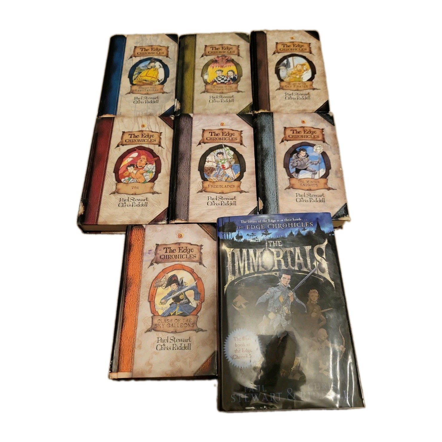 Hardcover Set of The Edge Chronicles 3-10 Paul Stewart Chris Riddell Lot