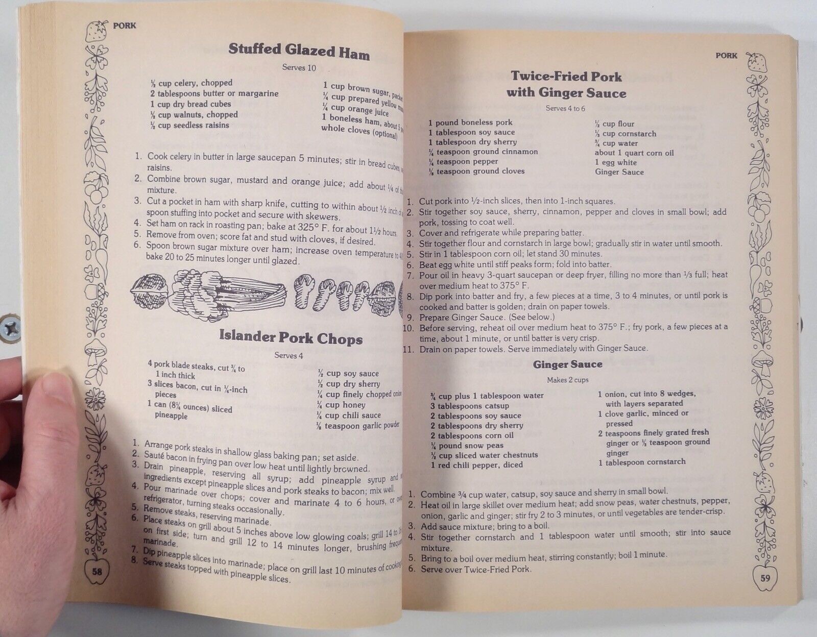 1987 Blinn COMPLETE MAIN COURSE COOKBOOK Speedy Gourmet Library PLAYMORE TPB
