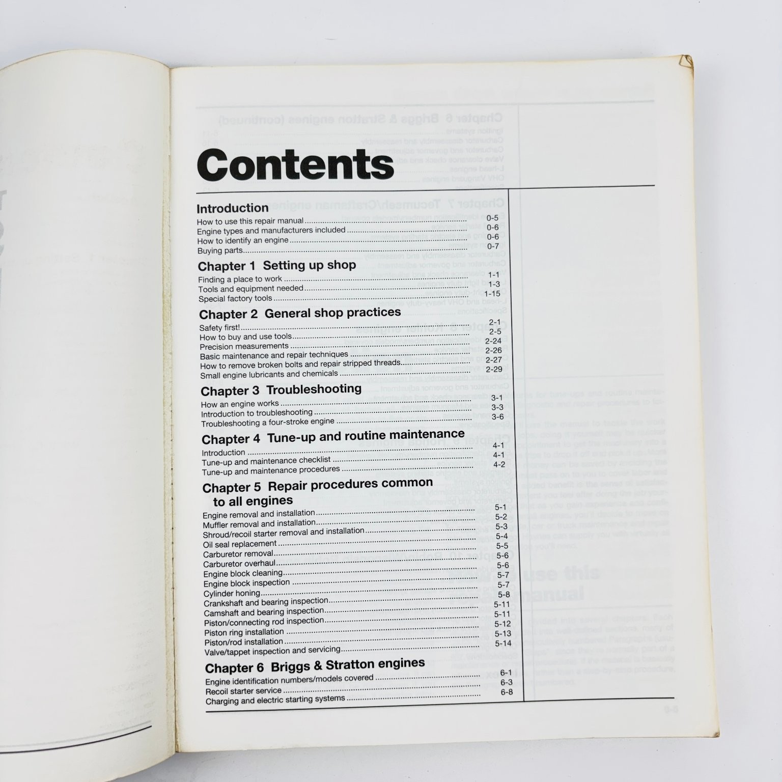 Haynes Small Engine Repair Manual 5.5 – 20 HP Four – Stroke 1998 Alan Ahlstrand