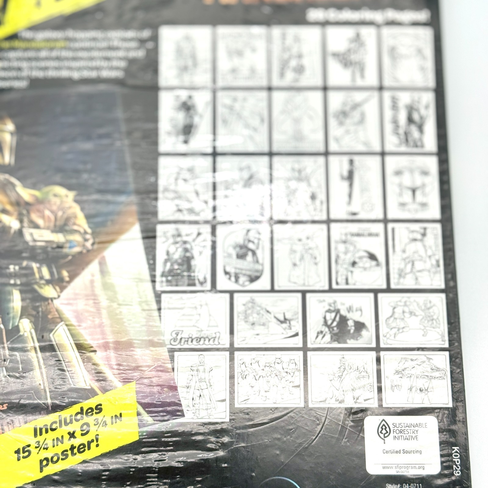 Crayola Art With Edge Star Wars The Mandalorian 28 Pages + 1 Poster New Sealed