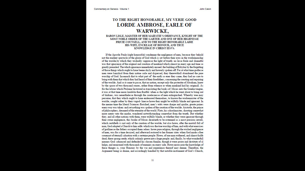 The Works of John Calvin – Bible Commentary Library (PDF E-Book Set) on CD-ROM