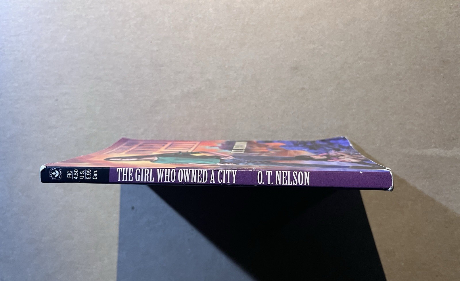 THE GIRL WHO OWNED A CITY by O.T. Nelson vintage Laurel Leaf paperback DYSTOPIAN