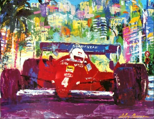 MONTE CARLO CHASE by LeROY NEIMAN ILLUSTRATED MYSTERY 1st PRINT Lightly Hurt!